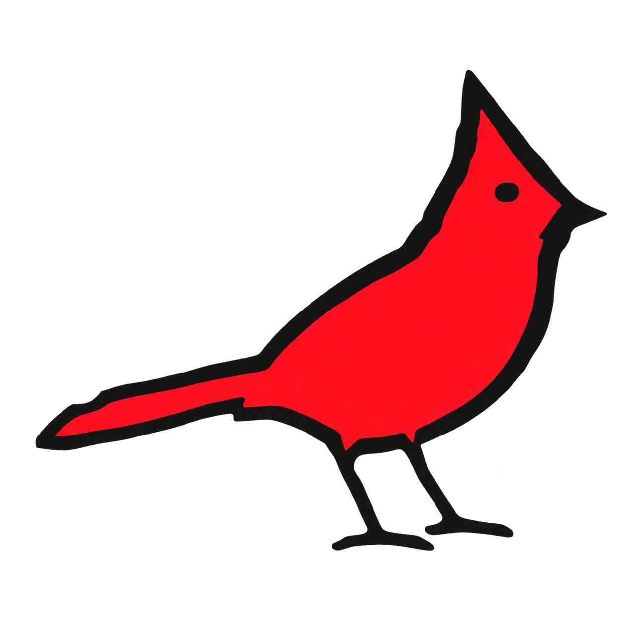 Cardinal engraving artwork