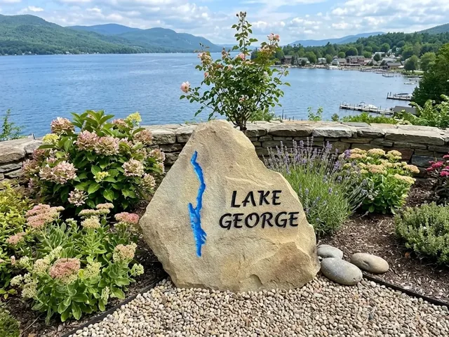 Lake George custom stone