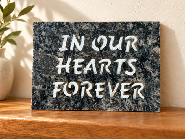 In Our Hearts Forever · granite