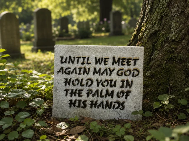 Until We Meet Again · remembrance setting