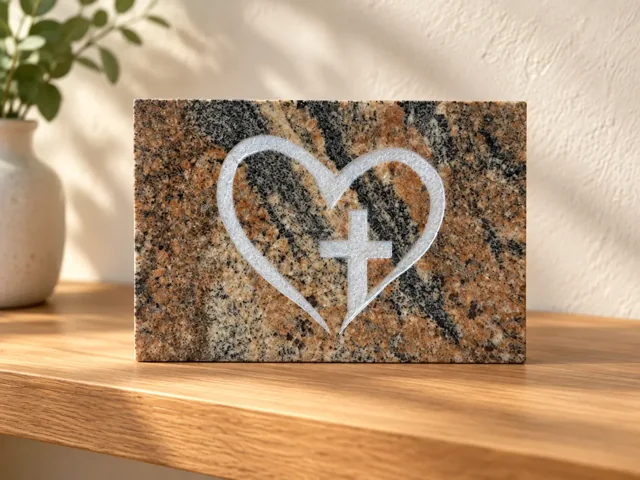 Heart & Cross · granite