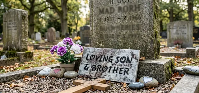 Loving Son & Brother granite plaque