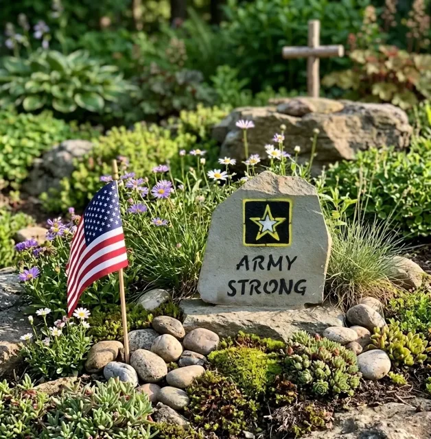 Army Strong stone