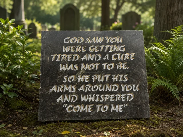 God Saw You Were Getting Tired
