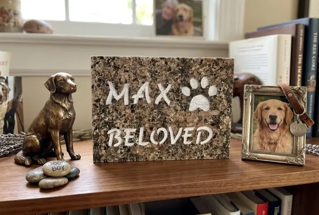 Max Beloved pet memorial