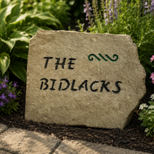 Personalized Engraved Flagstone Statement Stone